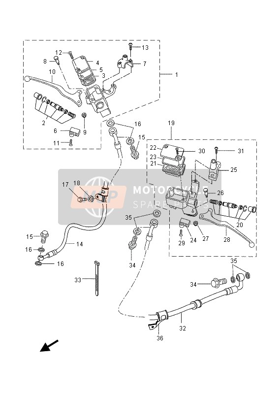 M. Cylinder For Disc Brake